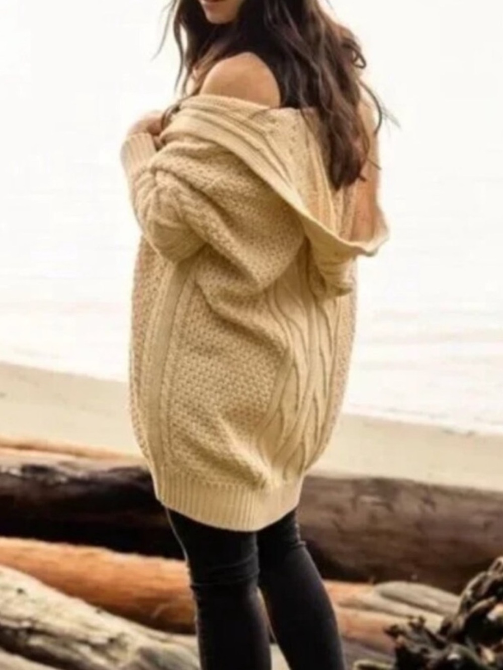 Jackson Rowe Pluto Cable Knit Cardigan- Size Small